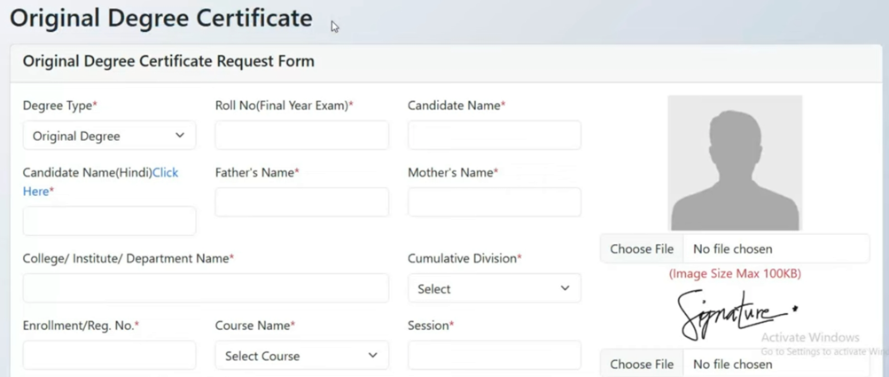 Ranchi University Degree Certificate 2025: Online Download, Registration, Fees, Application Process & Required Documents 3 Ranchi University Degree Certificate 2025